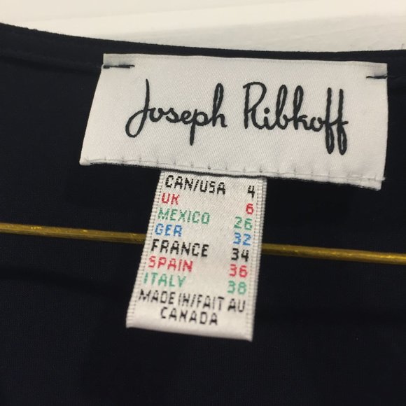 NEW - Joseph Ribkoff Navy Tunic Top - Picture 3 of 4